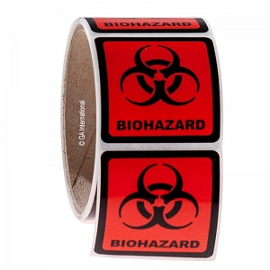 Cryogenic Biohazard Symbol Warning Labels | Medline