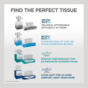 Pacific Blue Select 2-Ply Facial Tissue | Medline