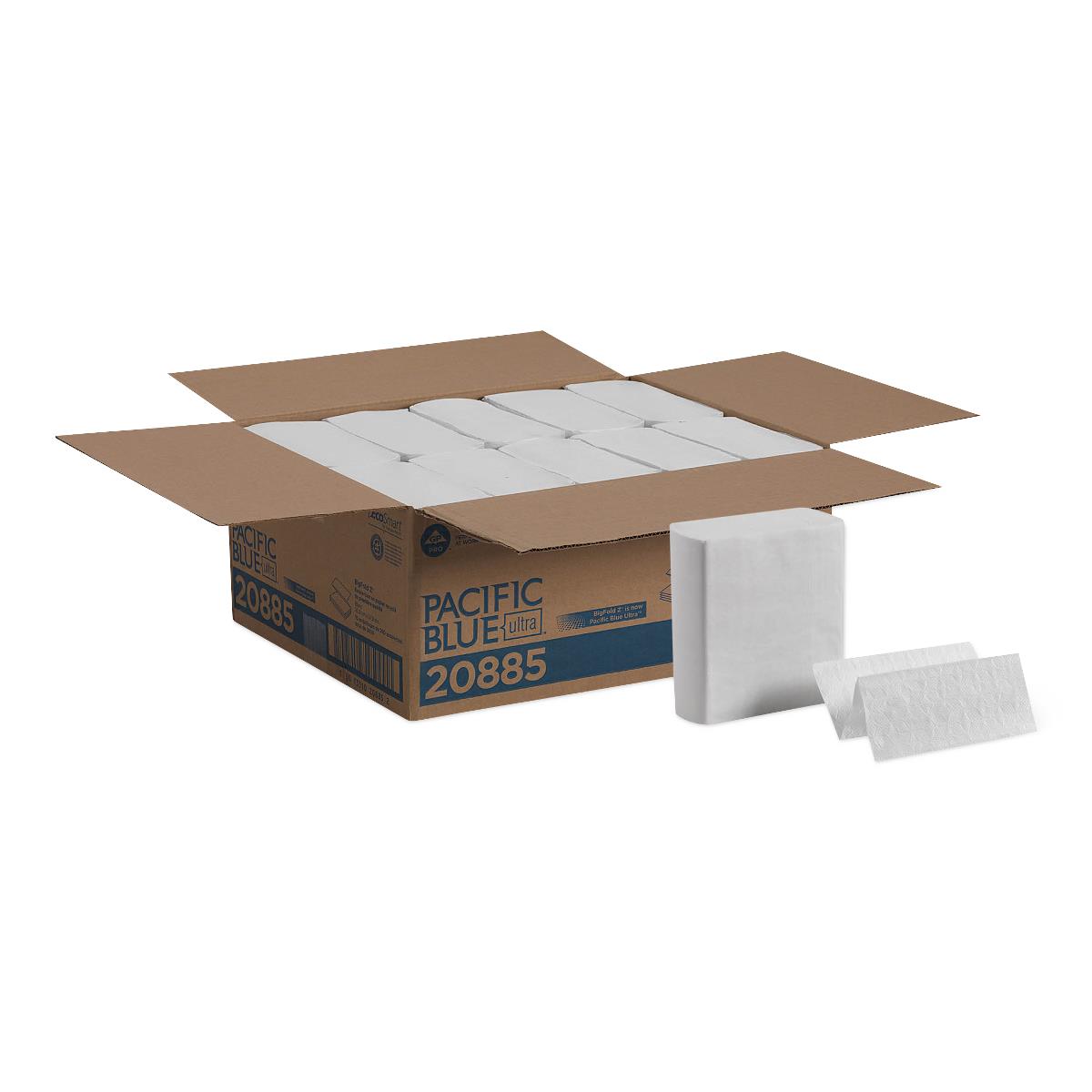 Pacific Blue Ultra Z-Fold Paper Towels | Medline