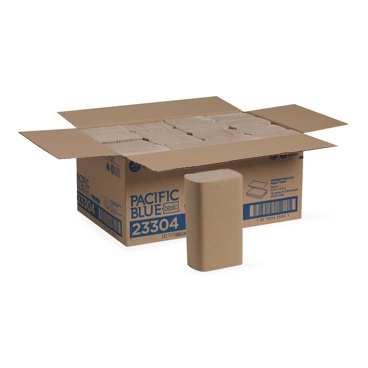 Pacific Blue Basic Recycled Multifold Paper Towels | Medline