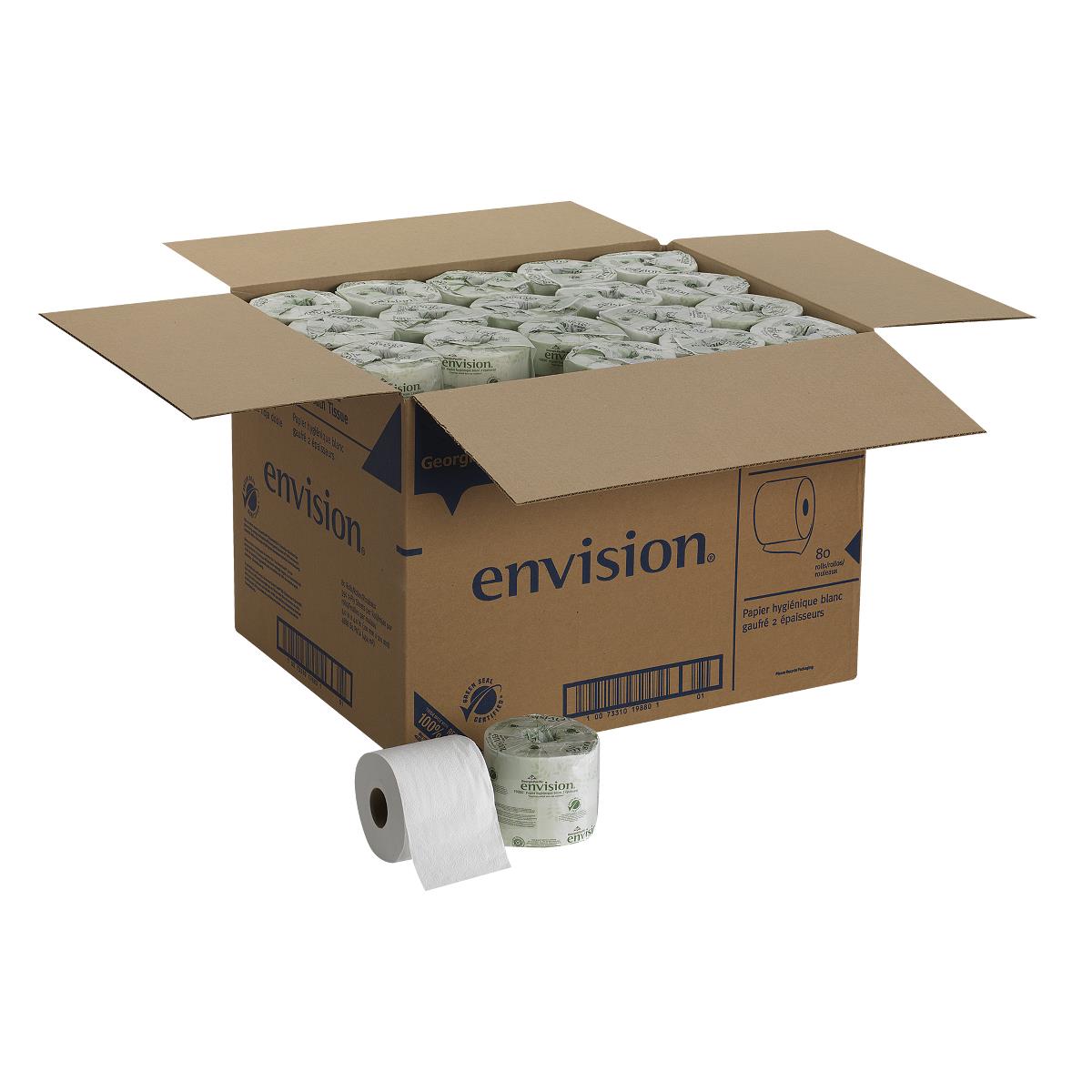 Pacific Blue Basic Standard Recycled Embossed Toilet Paper | Medline