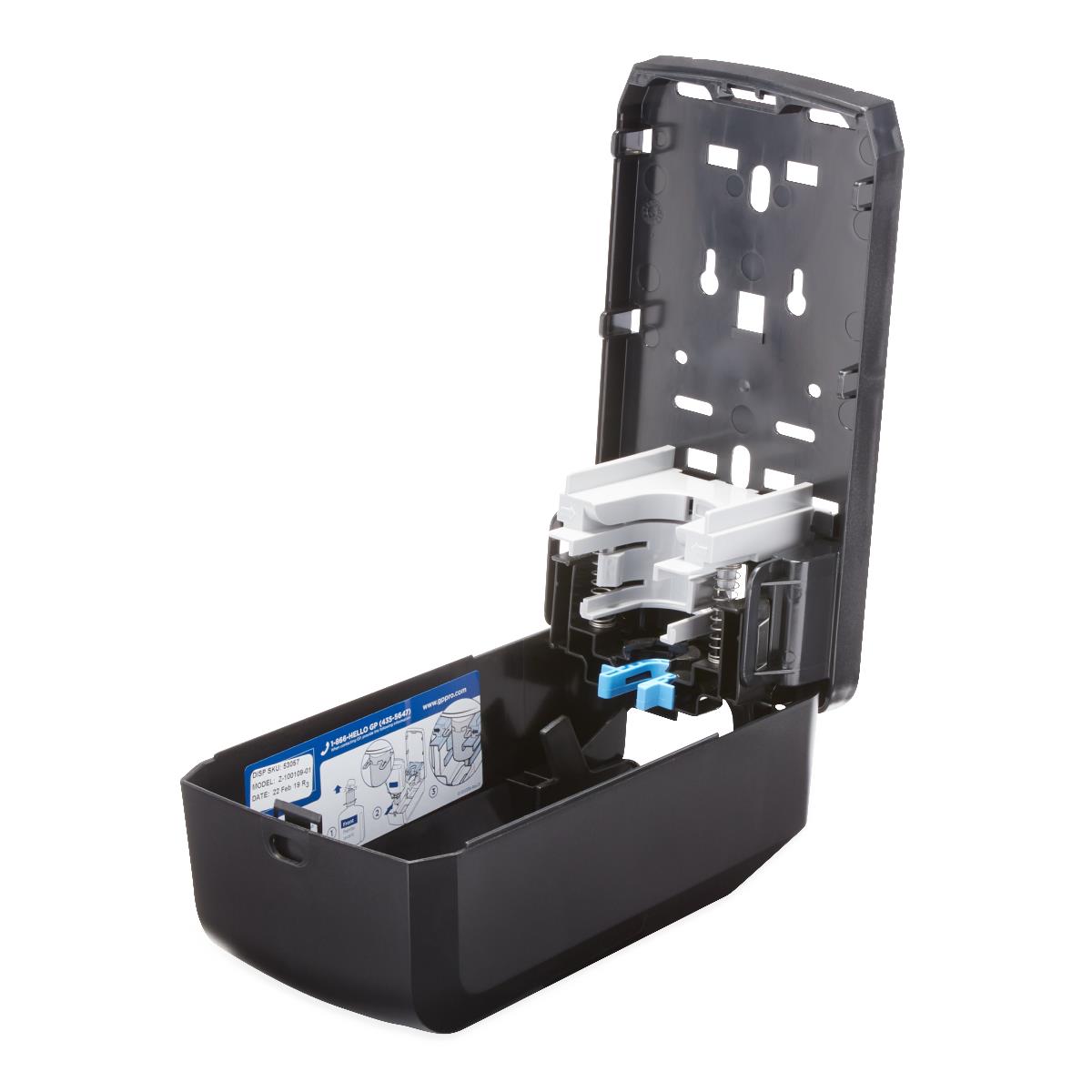 Distributeur Manuel De Savon Liquide GP Pacific Blue Ultra - Modèle 53057, Couleur Noire, Neuf