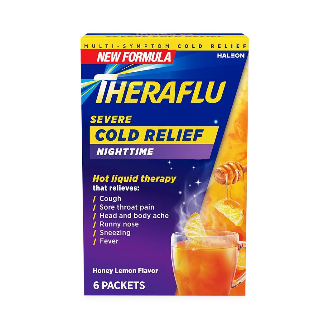 TheraFlu Honey Lemon Cough Relief White Tea with Chamomile | Medline