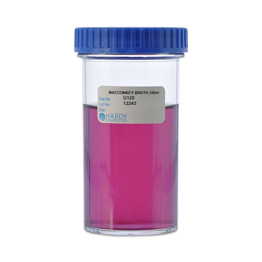 Hardy Diagnostics MacConkey Broth USP in Wide Mouth Jar Medline