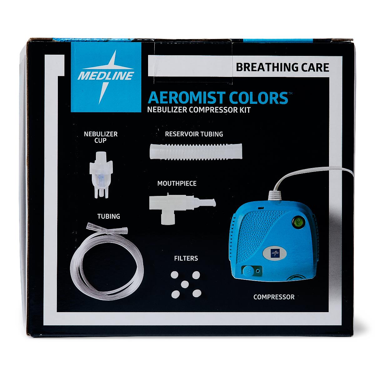 Aeromist Colors Nebulizer Compressor Variety Pack | Medline