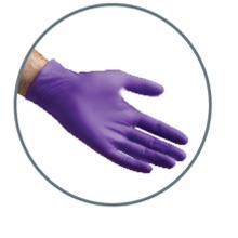 Purple Nitrile Max Powder-Free Exam Gloves | Medline