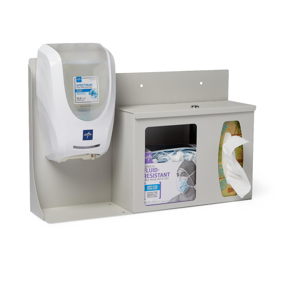 Locking Respiratory Hygiene Stations Medline