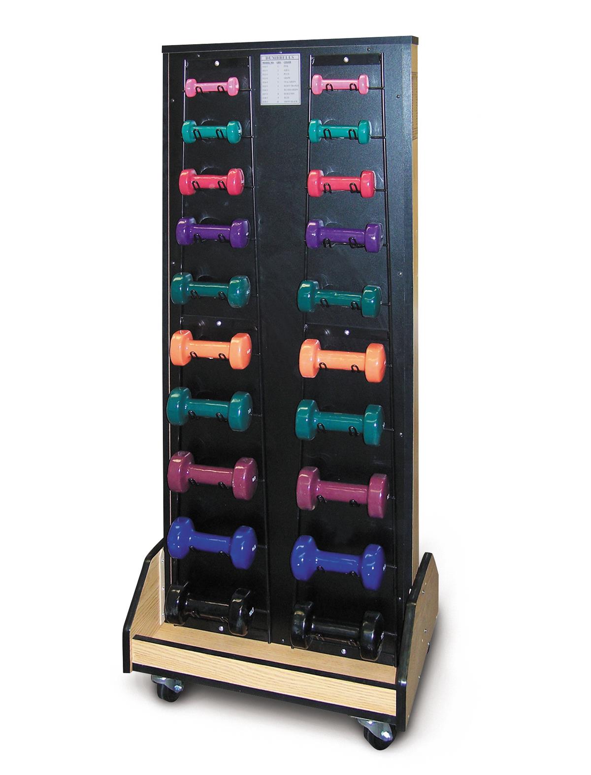 Movable Weight Rack Combo Weight/Dumbbell Mobile Racks | Medline