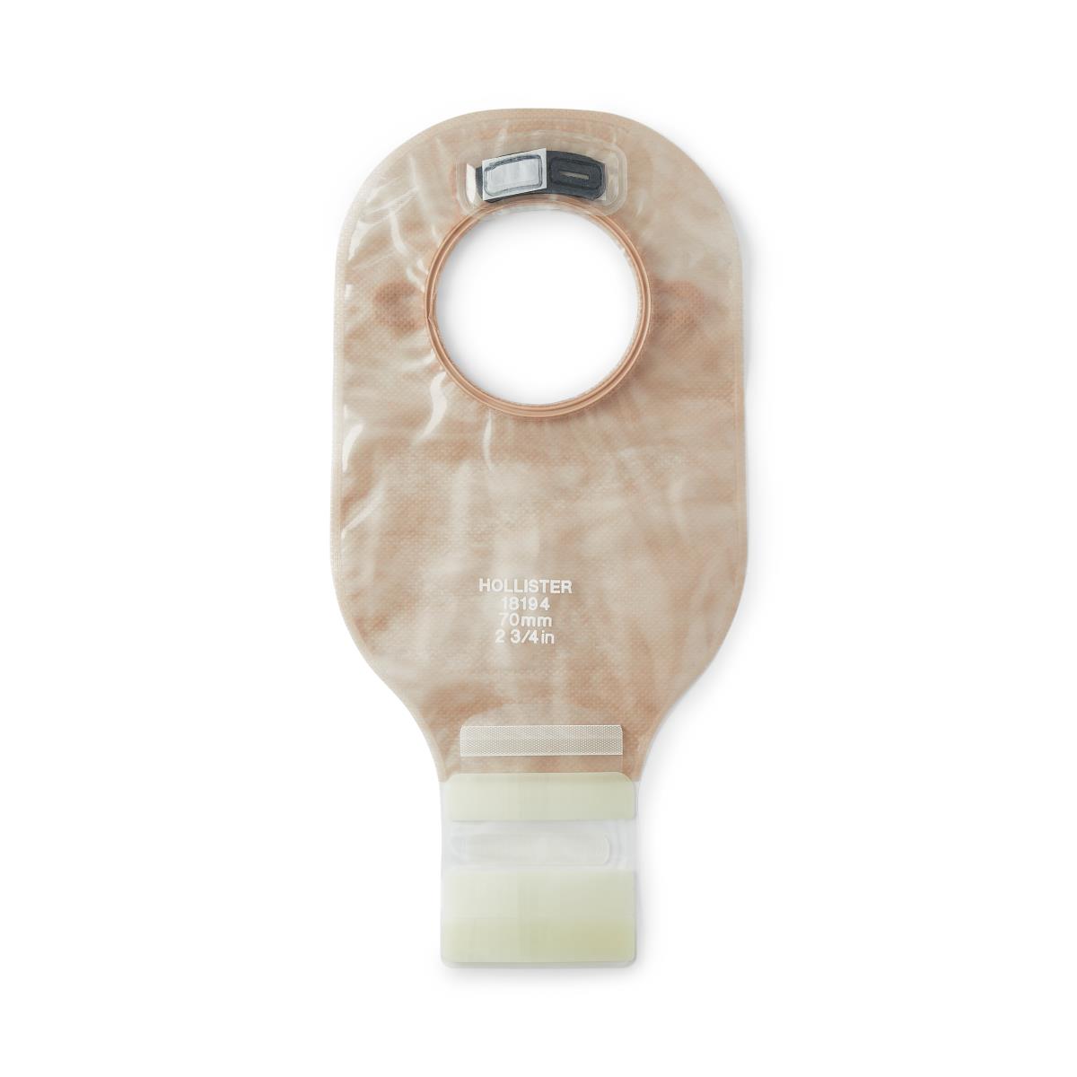 New Image Two-Piece Drainable Ostomy Pouches with Lock 'n Roll