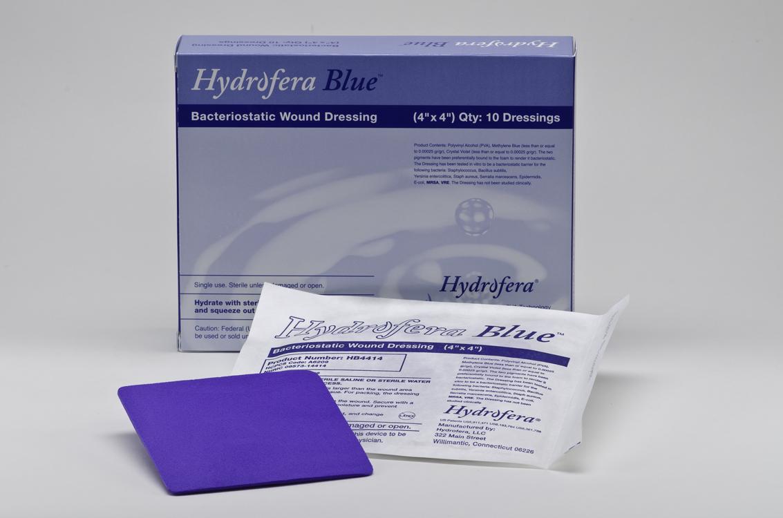 hydro blue wound dressing Hydrofera Blue READY-Border Antibacterial Foam Dressing main image 0
