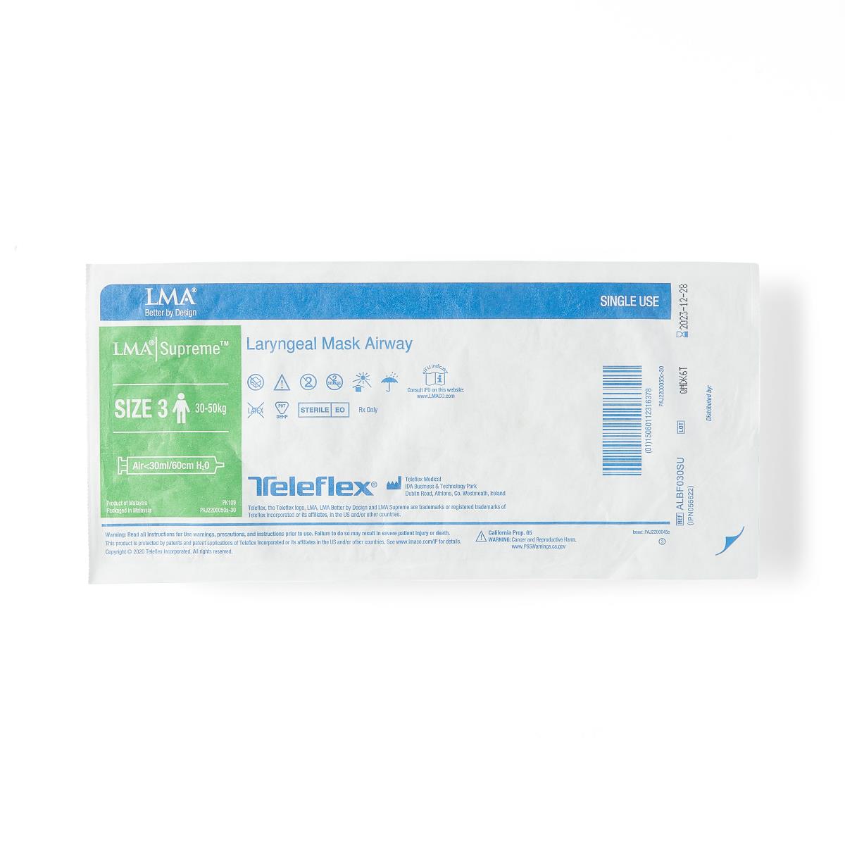 LMA Supreme Laryngeal Masks | Medline