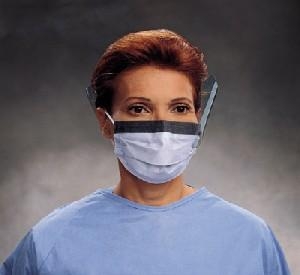 Fluidshield Level 2 Procedure Mask with Visor | Medline