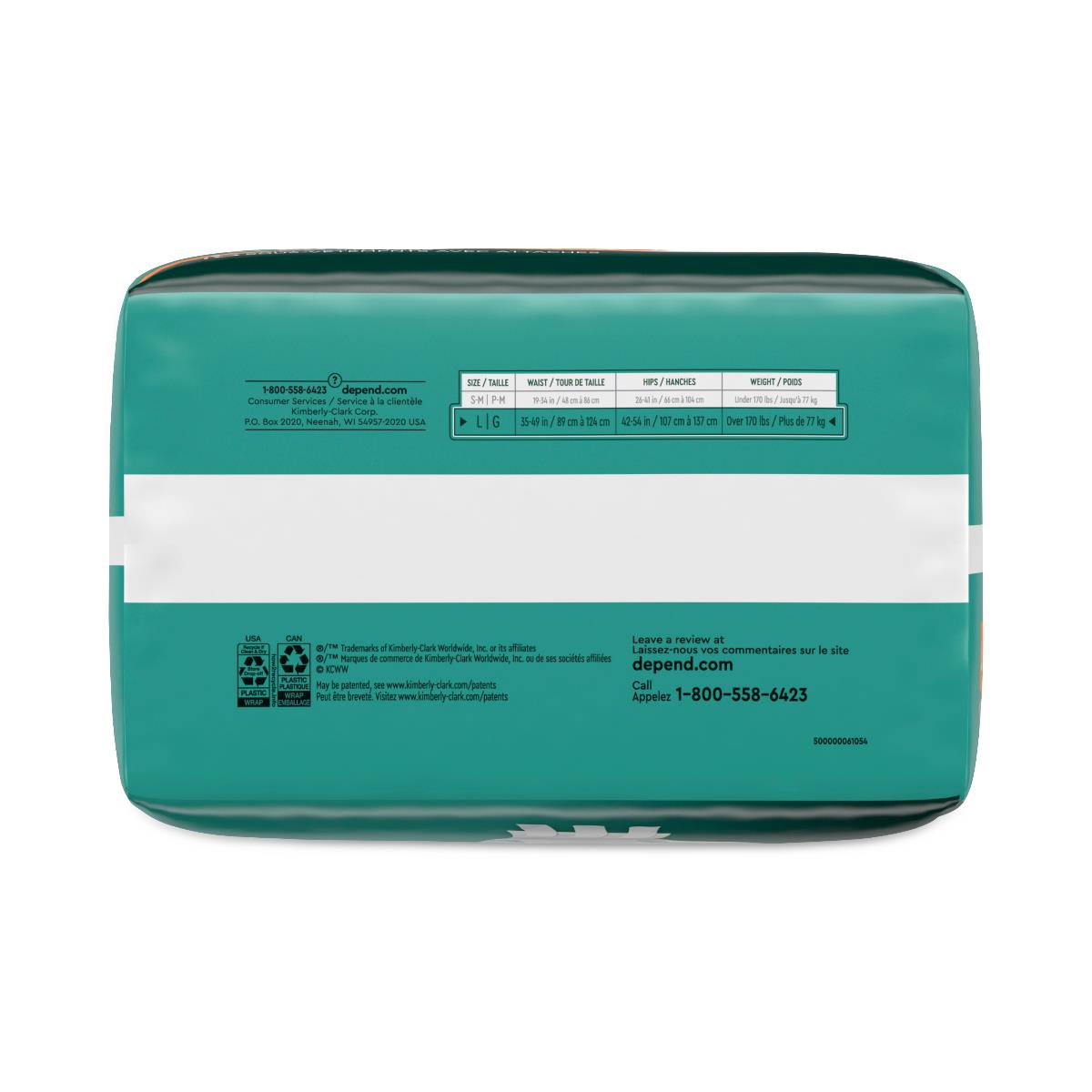 dependoll [９点まとめ買い] [特典付き(5種)] Depend Disposable Adult Incontinence Protection Briefs | Medline