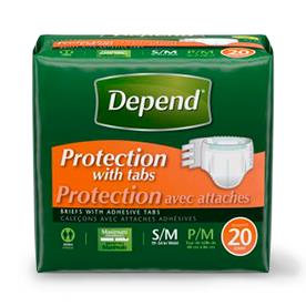 Depend Disposable Adult Incontinence Protection Briefs | Medline