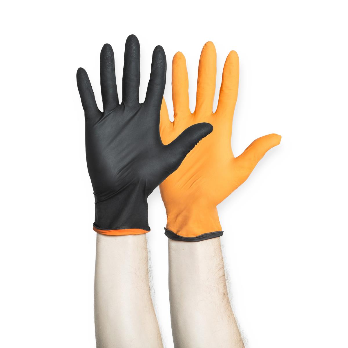 Black-Fire Nitrile Exam Gloves | Medline