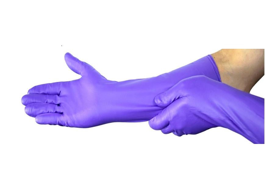 Purple Nitrile Max Powder-Free Exam Gloves | Medline