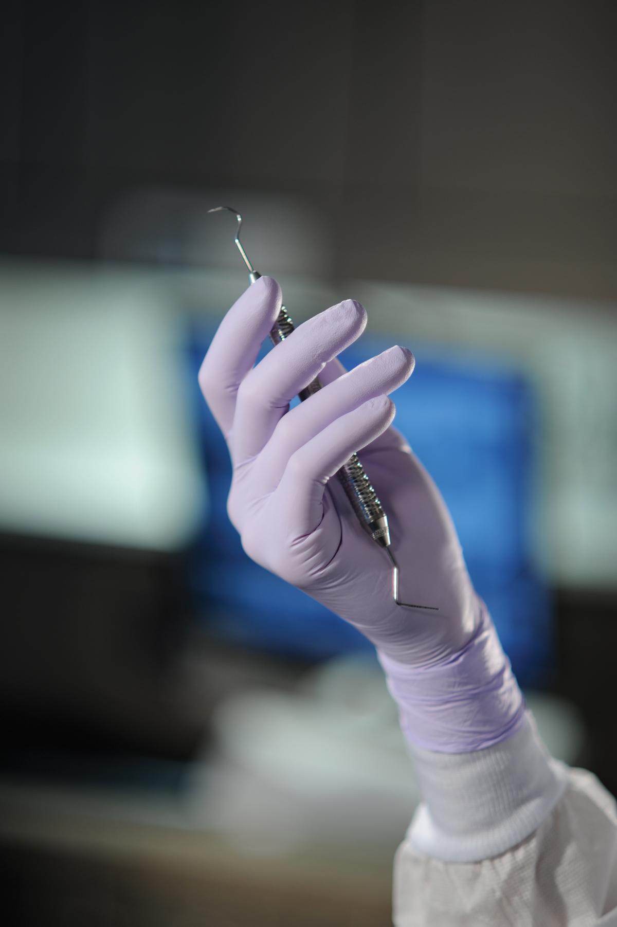K-C52819 | Lavender Textured Nitrile Exam Gloves