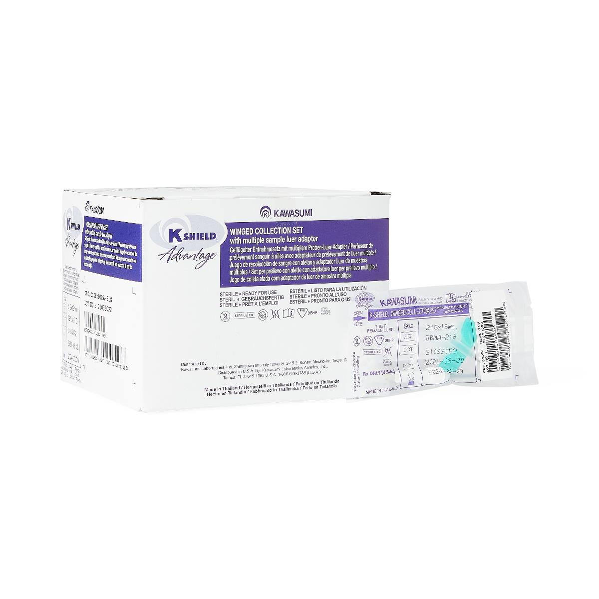 K-Shield Advantage Safety Winged Blood Collection Set | Medline