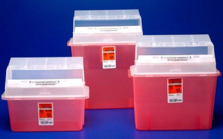 Sharps-A-Gator Safety In-Room Sharps Container | Medline