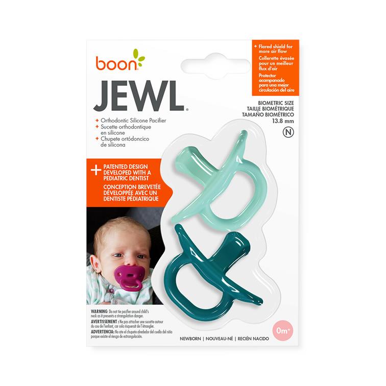 Boon JEWL Orthodontic Silicone Pacifier | Medline