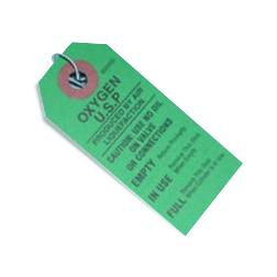 Green Oxygen Cylinder Tag | Medline