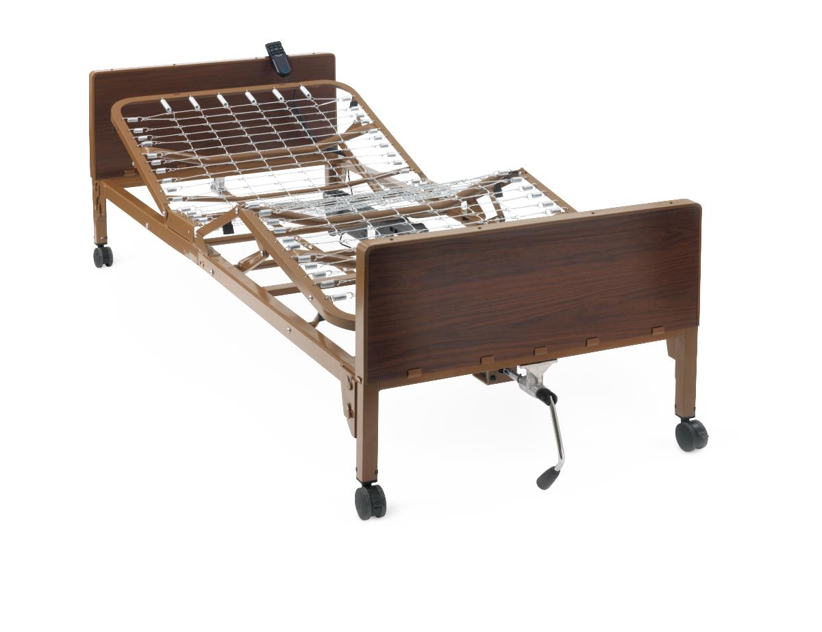 Basic Homecare Semi-Electric Bed with 15″-20″ Height Range