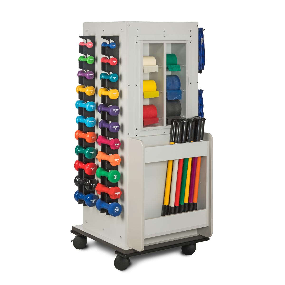 Bayside Weight Rack with Mirror | Medline