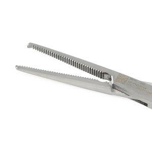 AAProTools 5.5 Straight Crile Hemostat Forceps Locking Clamps Blue Color Stainless