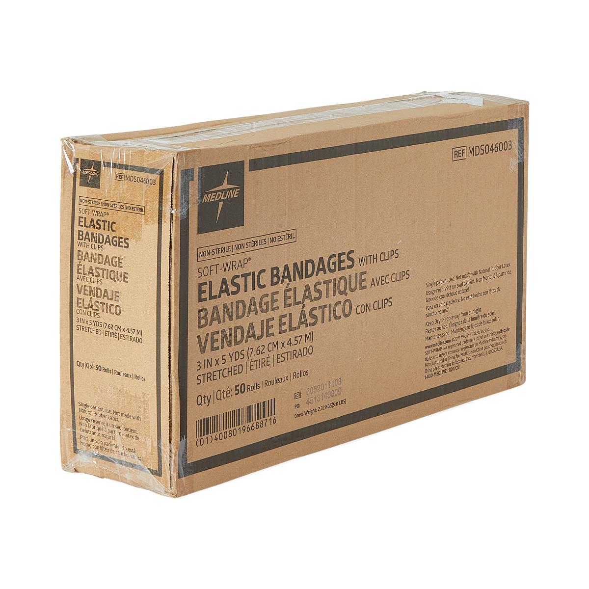 Medline Soft-Wrap Nonsterile Elastic Bandages | Medline