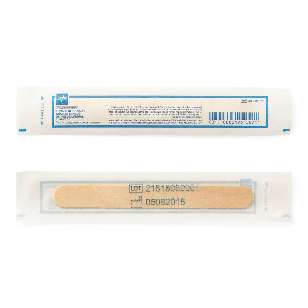 Medline Sterile Tongue Depressors | Medline