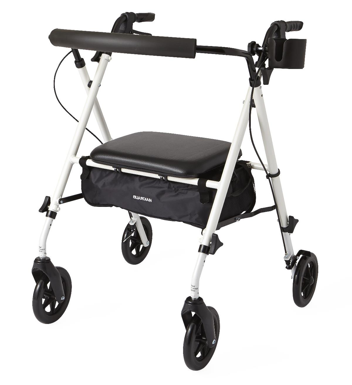 Medline Luxe Wide Rollator with 7