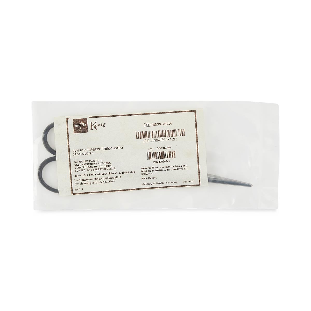 König Super Cut Plastic and Reconstruct Scissors | Medline