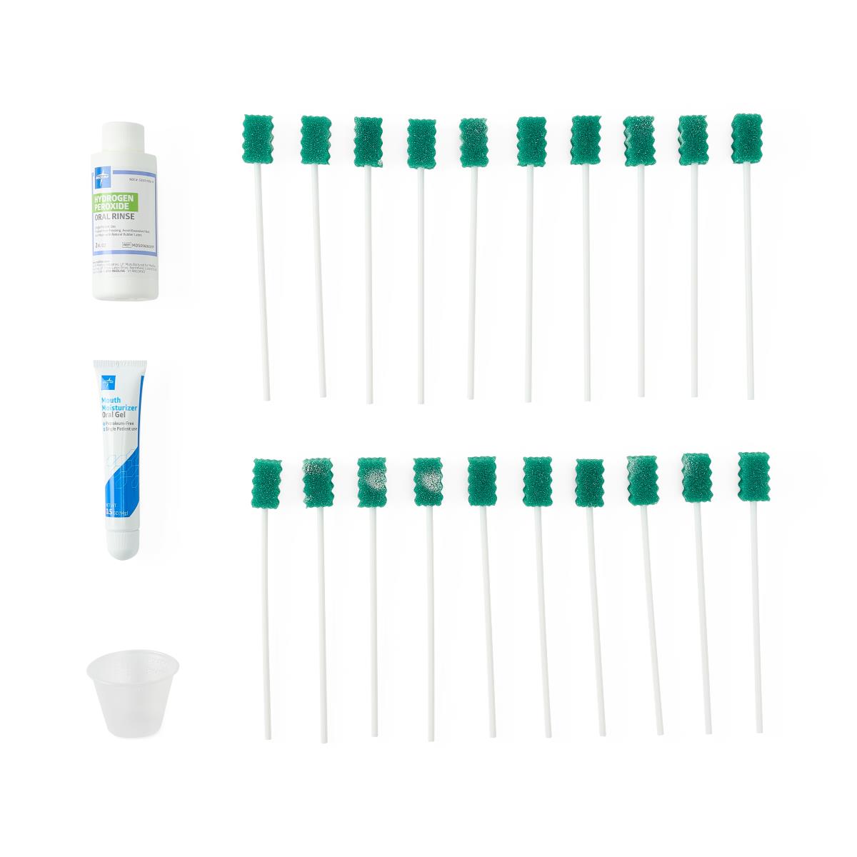 Medline Extended Oral Care Kit with Hydrogen Peroxide | Medline