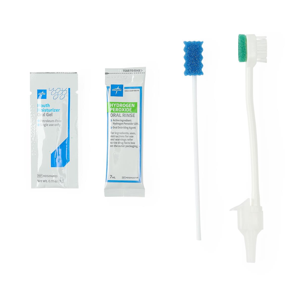 Medline Suction Toothbrush Kit with Hydrogen Peroxide | Medline