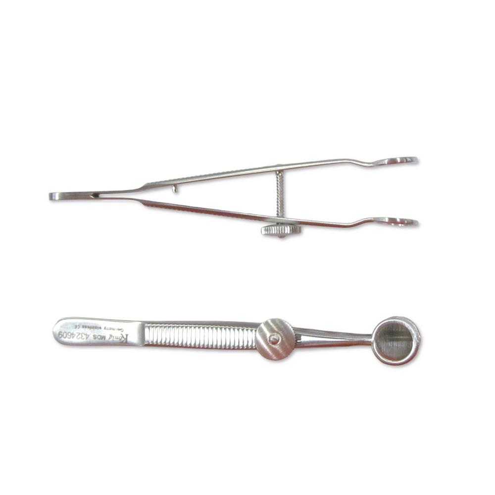 HUNT Pinza Para Chalazión 9.5cm, ID12mm, Redondo, Con Tornillo De Fijacion Dimeda HUNT Pinza Para Chalazión 9.5cm, ID12mm, Redondo, Con Tornillo De Fijacion Dimeda