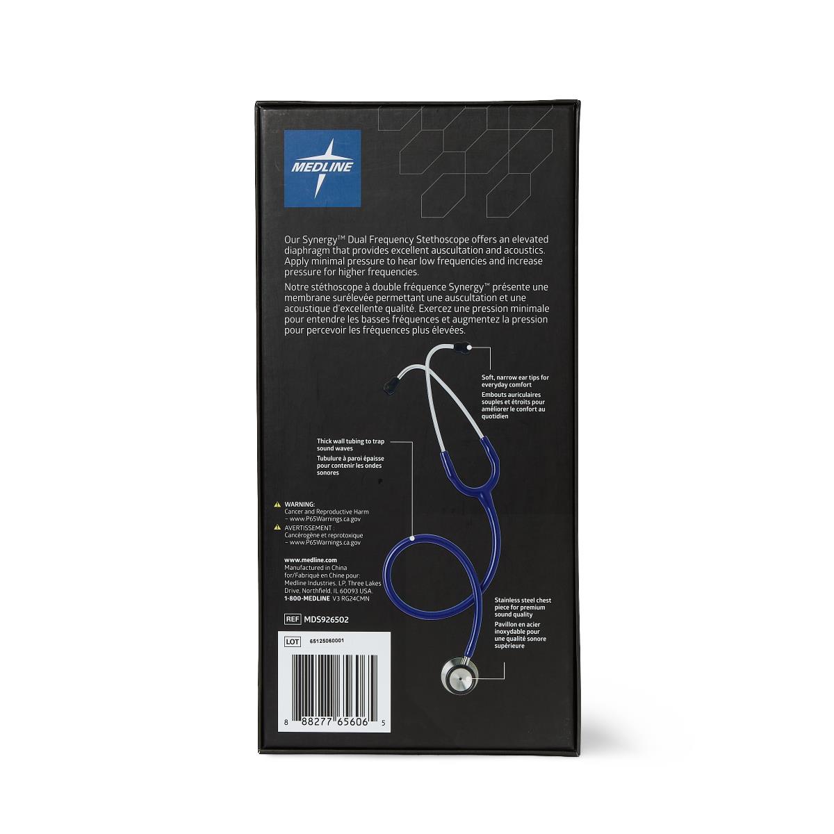 Synergy Dual-Frequency Stethoscopes | Medline