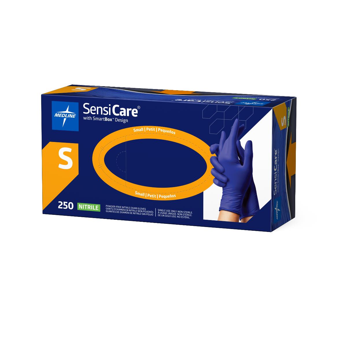 SensiCare Powder-Free Nitrile Exam Gloves with SmartBox Design