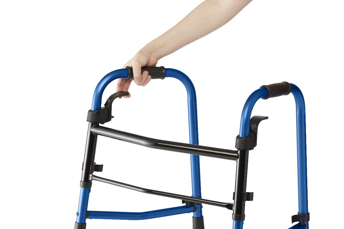 Medline Folding Paddle-Release Walkers | Medline