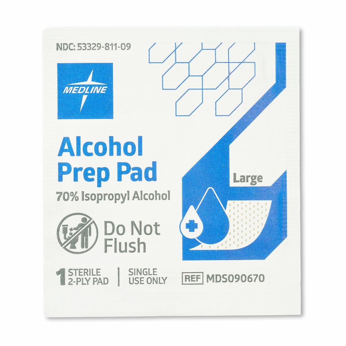 Ir Pad ボトル50 YYR用 Medline Sterile Alcohol Prep Pads | Medline