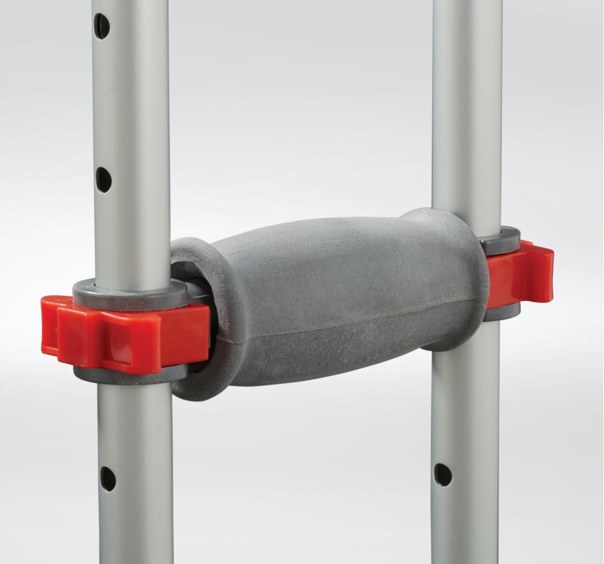 MDS80540-8 | Medline Quick-Fit Universal Aluminum Underarm Crutches