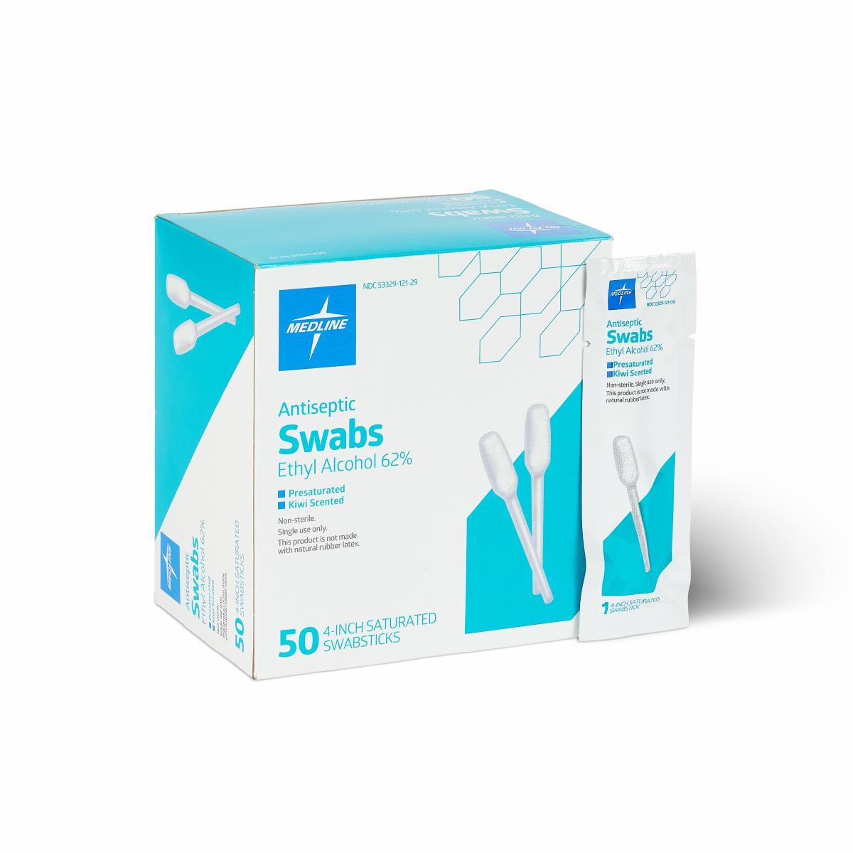 Medline 62% Ethyl Alcohol Antiseptic Swabs | Medline