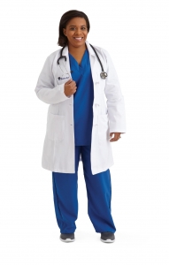 Medline Women's 100% Cotton Staff-Length Lab Coats | Medline