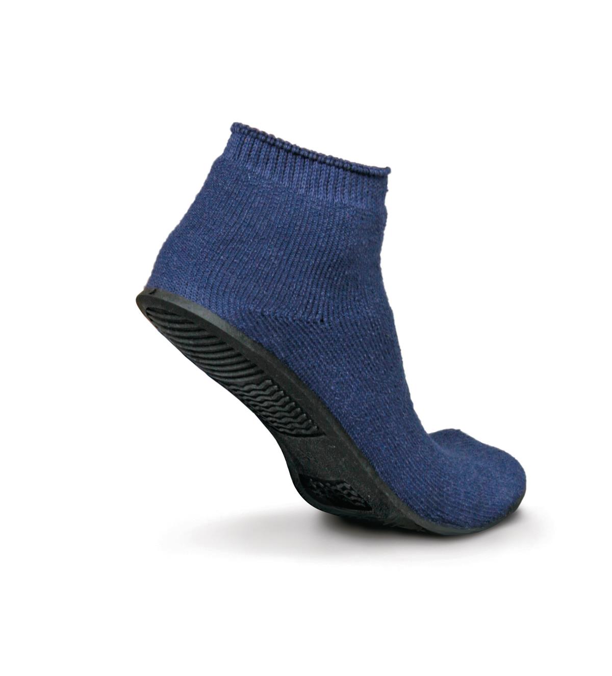 UA別注  SLIPPER PT903M ネイビー×ターコイズ 10 Sure-Grip Terrycloth Slippers | Medline