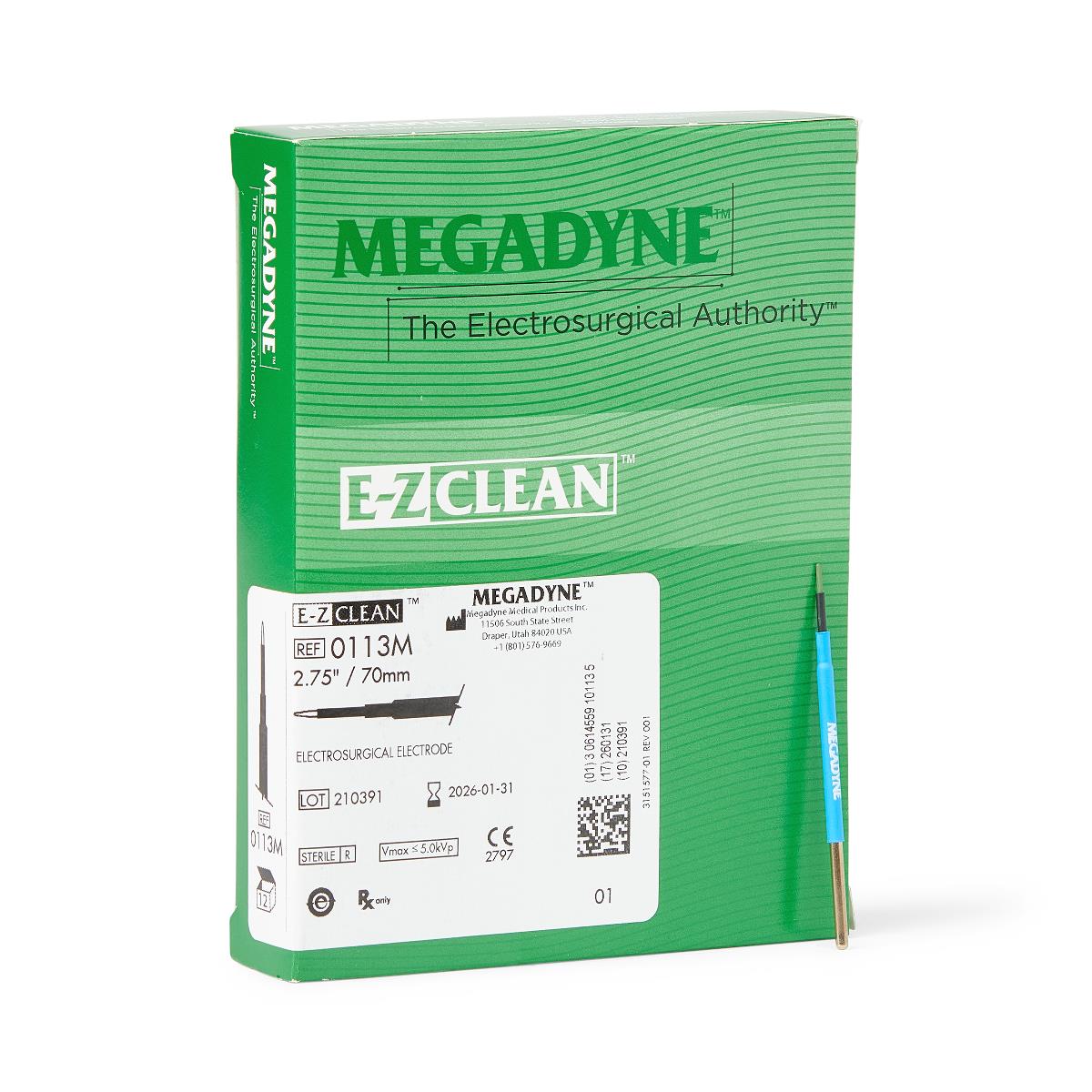 MEG0113M | Megadyne E-Z Clean Electrosurgical Needle Electrodes