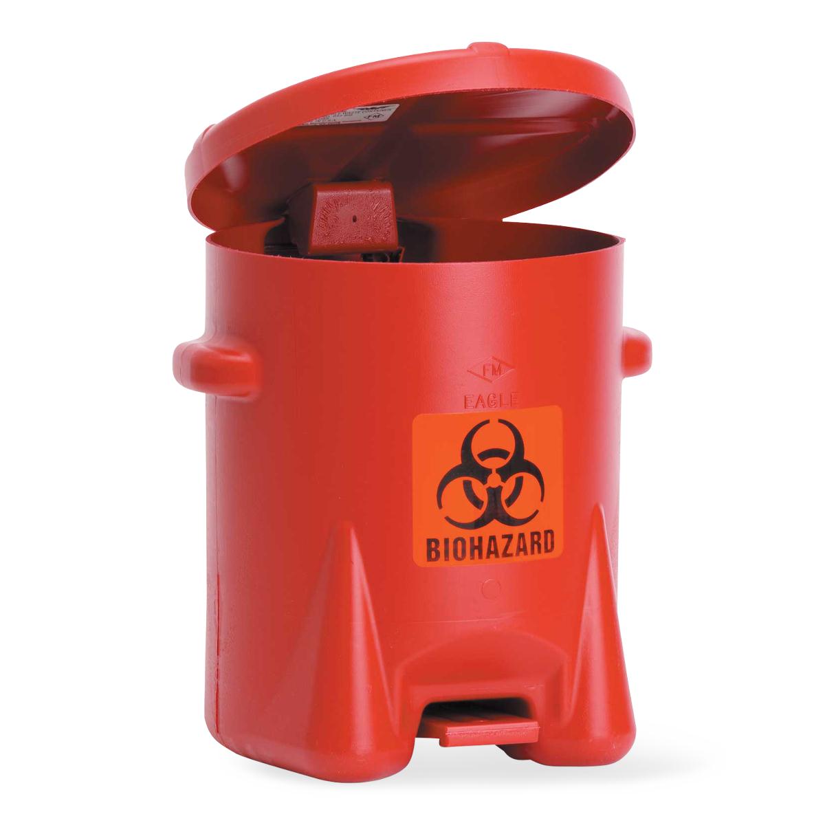Polyethylene Biohazard Cans | Medline