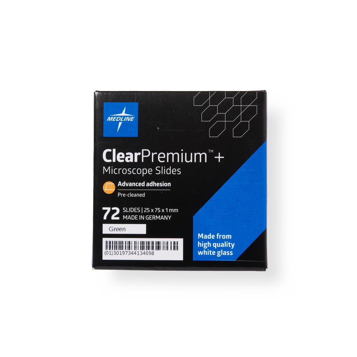 ClearPremium Advanced Adhesion Microscope Slides | Medline