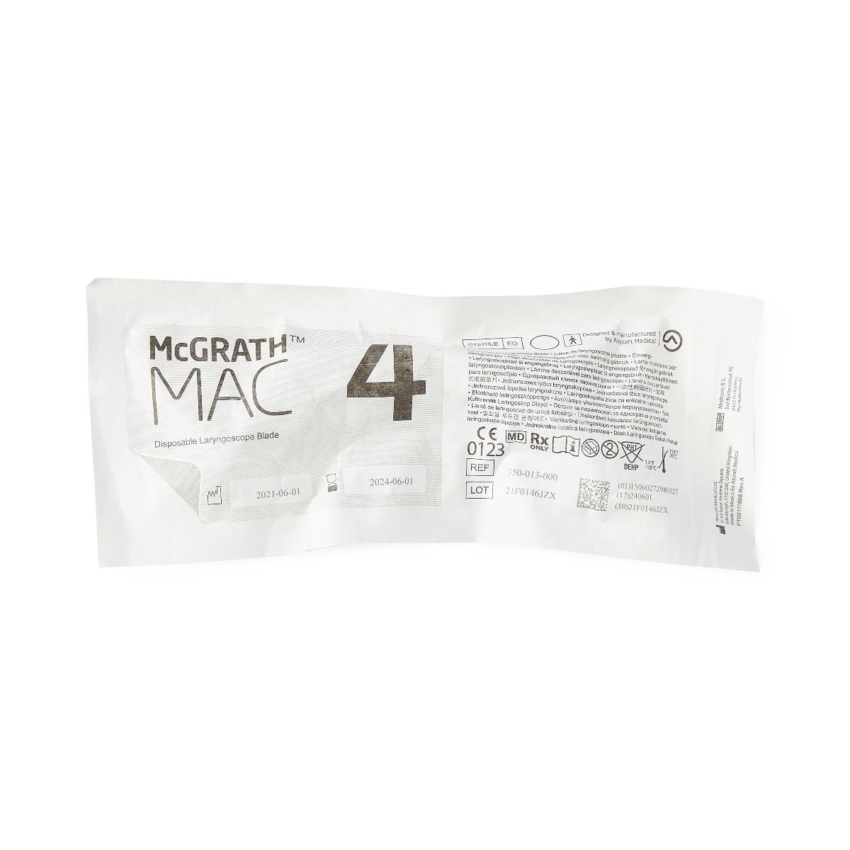 Expired] McGrath MAC 3 Disposable Laryngoscope Blade 350 004 000 E | AA Medical Store