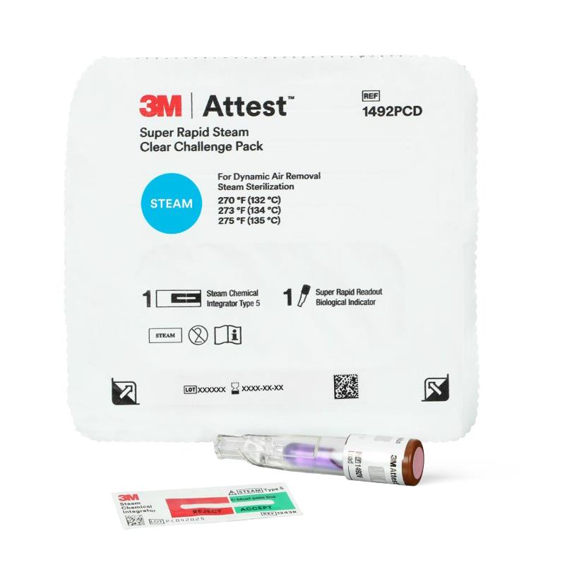 【新品未使用】3M P-165-J 2本 att323 3M Attest Steam Challange Packs | Medline
