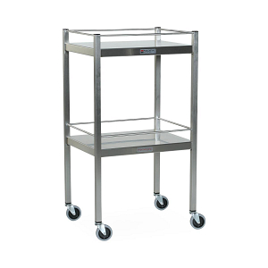 MCM Stainless Steel Utility Prep Tables with Guardrails | Medline