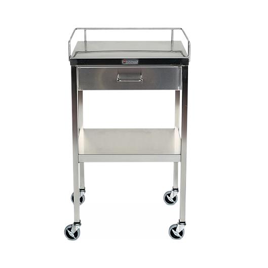 MCM Stainless Steel Utility Prep Tables with Guardrails | Medline